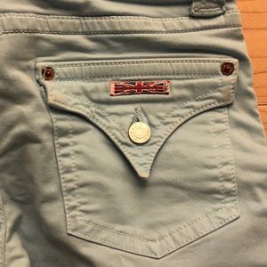 Hudson Powdered blue pedal pushers